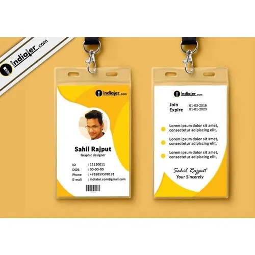 Double Sided School ID Card